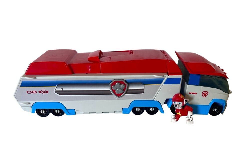 PAW Patrol PAW Patroller Transforming Toy Rescue Truck with Pup Figure Marshall